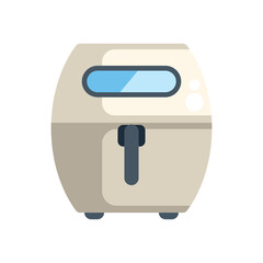 Poster - modern digital air fryer with a sleek and minimalist design, perfect for preparing healthy and delic