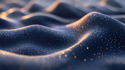 Poster - Abstract data streams flowing on a dark matrix background