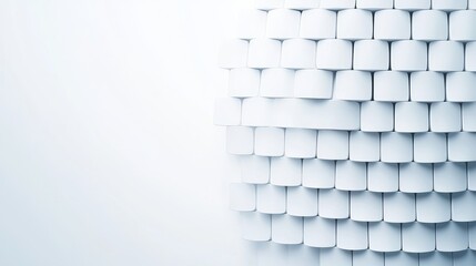 Poster - Minimalist Pixelated Artwork in Grayscale Tones with Grid Pattern and Subtle Textures on a Clean Background