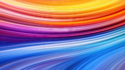 Poster - Abstract motion blur effect in vibrant neon shades