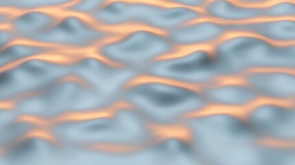 Poster - Radiant Digital Design Featuring Flowing Light Patterns in Soft Waves and Textures for Creative Projects