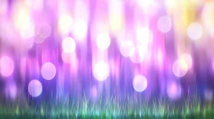 Poster - Smooth Radiant Gradient Digital Background with Transitioning Lights and Colorful Bokeh Effect