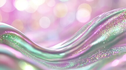 Poster - Abstract Digital Pixel Patterns in Soft Colors and Fluid Motion for Creative Backgrounds or Textures