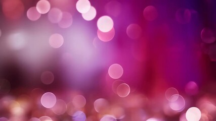 Poster - Blurred pink lights bokeh background. Defocused blurry backdrop. Valentine's Day celebration. Abstract romantic design. Love and romance concept