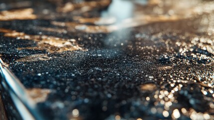 Wall Mural - Smoking dark surface texture.