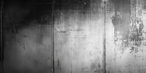 Poster - Textured black gray wall with scratches and uneven surfaces ndustrial feel