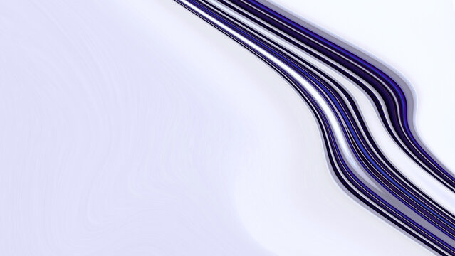 3d rendering of blue glass design over white background
