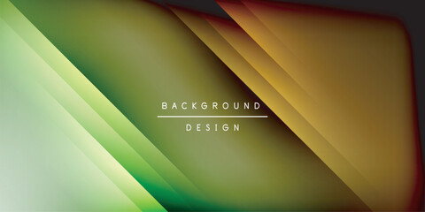 Poster - Bright lines background. Gradient geometric template wallpaper