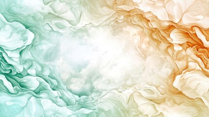 Poster - ethereal gradient landscape soft fluid tones in dreamlike motion