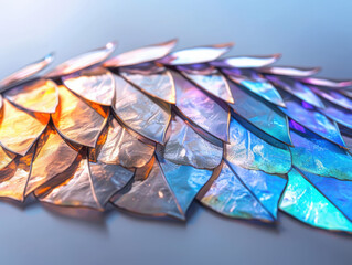 Poster - Exploring iridescent colors of exotic butterfly wing patterns under microscopic view in scientific research