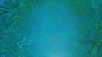 Wall Mural - aqua data stream