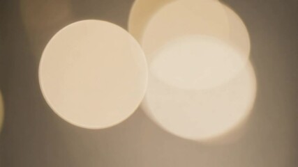 Sticker - warm, soft bokeh lights
