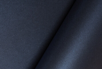 Aufkleber - Dark blue rolled paper background with a smooth, shiny surface. Elegant and minimalist design with sleek curves and a rich, chic tone. Perfect for modern, decorative projects,