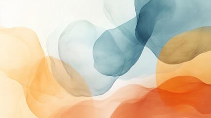 Poster - A mesmerizing blend of soft colors creating a fluid, abstract art piece that evokes tranquility and creativity, perfect for modern design projects.