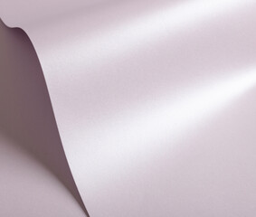 Poster - Light pastel paper background with a smooth satin texture and gentle curves. Featuring a luminous gradient and refined shimmer, it creates a calming, elegant aesthetic. Perfect for