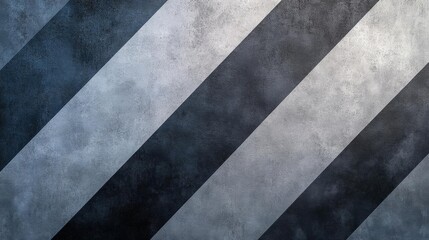 Poster - An abstract background featuring bold diagonal stripes in shades of gray. Perfect for modern design projects and creative applications.