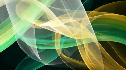 Wall Mural - abstract wave design with flowing curves and light texture