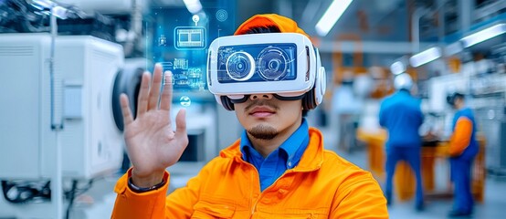 Poster - Engineers in Industry 4.0 are employing IoT smart technology and augmented, mixed, and virtual reality for various purposes, including education, training, repairs, maintenance, sales, product and
