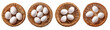 © tohceenilas - White eggs in various nests, isolated on a white background.