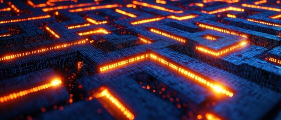 Poster - Exploring the motion of particles forming pathways in a labyrinth of energy a scientific perspective on particle dynamics