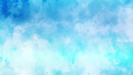 Wall Mural - blue watercolor texture abstract background