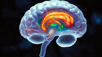 Poster - Detailed Visualization of Basal Ganglia in Human Brain Controlling Motor Functions and Emotions