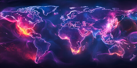 Poster - Global Network, vibrant energy 