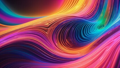 Poster - Neon Dreams: A Futuristic Visual Experience