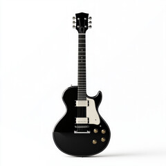 Wall Mural - Black Guitar Isolated