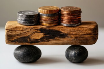 Aufkleber - Hybrid retirement plans integrating traditional savings with cryptocurrency, balancing stability with high-growth potential,