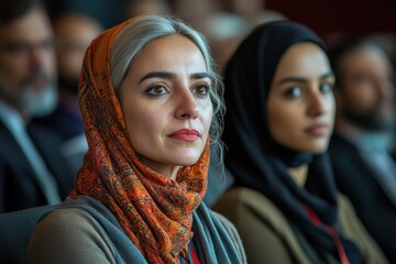 Poster - Interfaith diversity conference with global speakers fostering religious harmony,