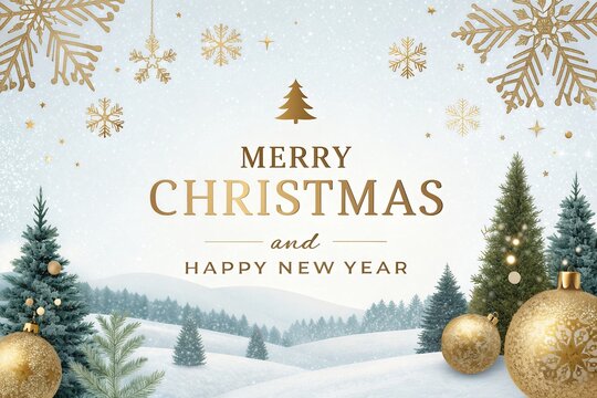 christmas background with christmas tree Christmas and New Year papercut card. Santa Claus, moon and trees