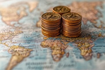 Poster - Personal finance coaches guiding digital nomads through mobile-friendly financial plans and location-independent strategies,