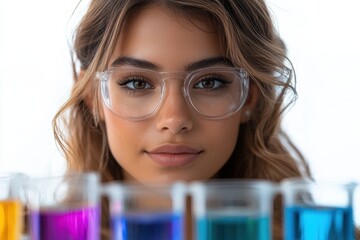 Poster - Women engaging in scientific research and innovative industries, spearheading projects with a commitment to progress,
