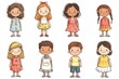 © Alla - A group of kids standing side by side, possibly in a school or playground setting