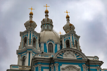 Wall Mural - Resurrection of Christ Smolny Cathedral. St. Petersburg