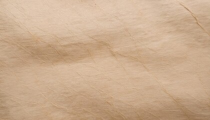 Poster - High Resolution Beige Paper Texture for Creative Backgrounds. Ideal for Scrapbooking, Graphic Design, Invitations, or Minimalist Projects with Natural Wrinkles and Fine Fabric Like Detailing