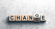 © Philip Steury - Wooden Cubes With The Word 'Change' to 'Chance' On Concrete Background - Personal Development And Career Growth Concept