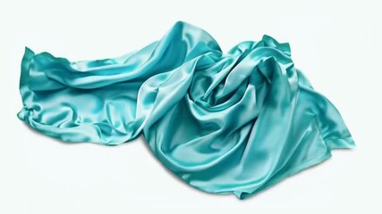 Poster - blue silk background