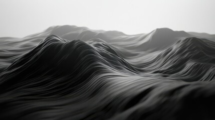Poster - A clean depiction of layered streaks in 3D, enhancing the sense of depth and dimension.