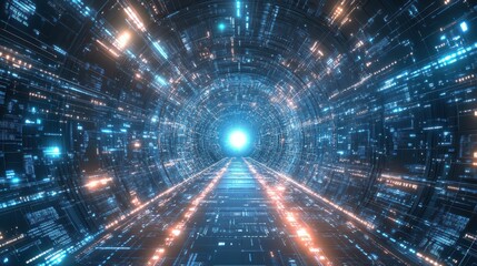 Aufkleber - Abstract technology background.