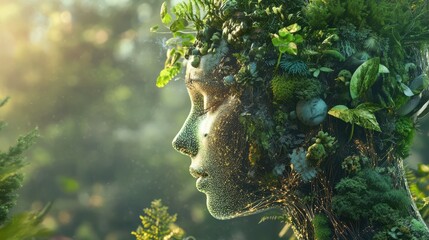Aufkleber - An AI concept based on ecology and science for the development of sustainability