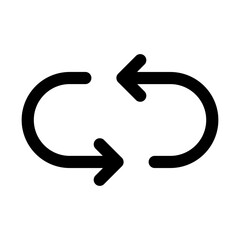 Leinwandbilder - Refresh icon vector. Green recycle vector icon symbol. Repeat and reload icons set and arrow rotation circle. Sync icon symbol convert button sign