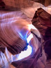 Poster - Upper Antelope Canyon in the Navajo Reservation near Page, Arizona