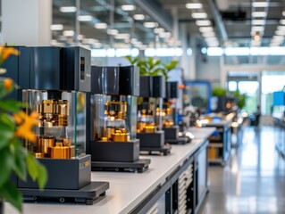 Poster - Precision manufacturing of specialized bicycle components in high-tech facilities exploring innovation and quality control for enhanced performance