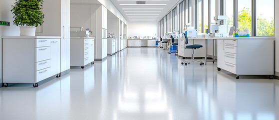 Poster - Innovative medical equipment in a modern laboratory ensuring safety and efficiency bright and open environment expertly designed space