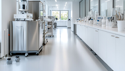 Poster - Ensuring safety in a modern laboratory medical equipment usage in a high-tech environment