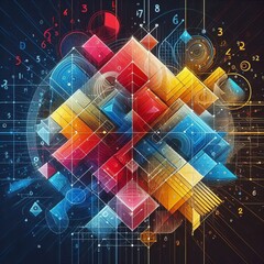 Poster - Colors show mathematical relationships