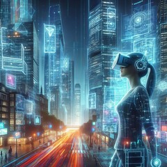 Poster - digital code patterns