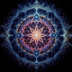 Poster - Dreamweaver A mystical web like pattern representing the power o
